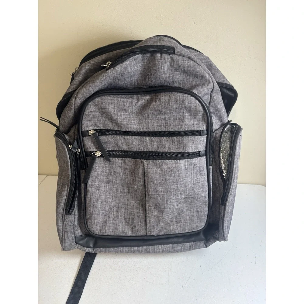 Dream Baby grey backpack/ changing bag / nappy bag With Changing Pad NWOT